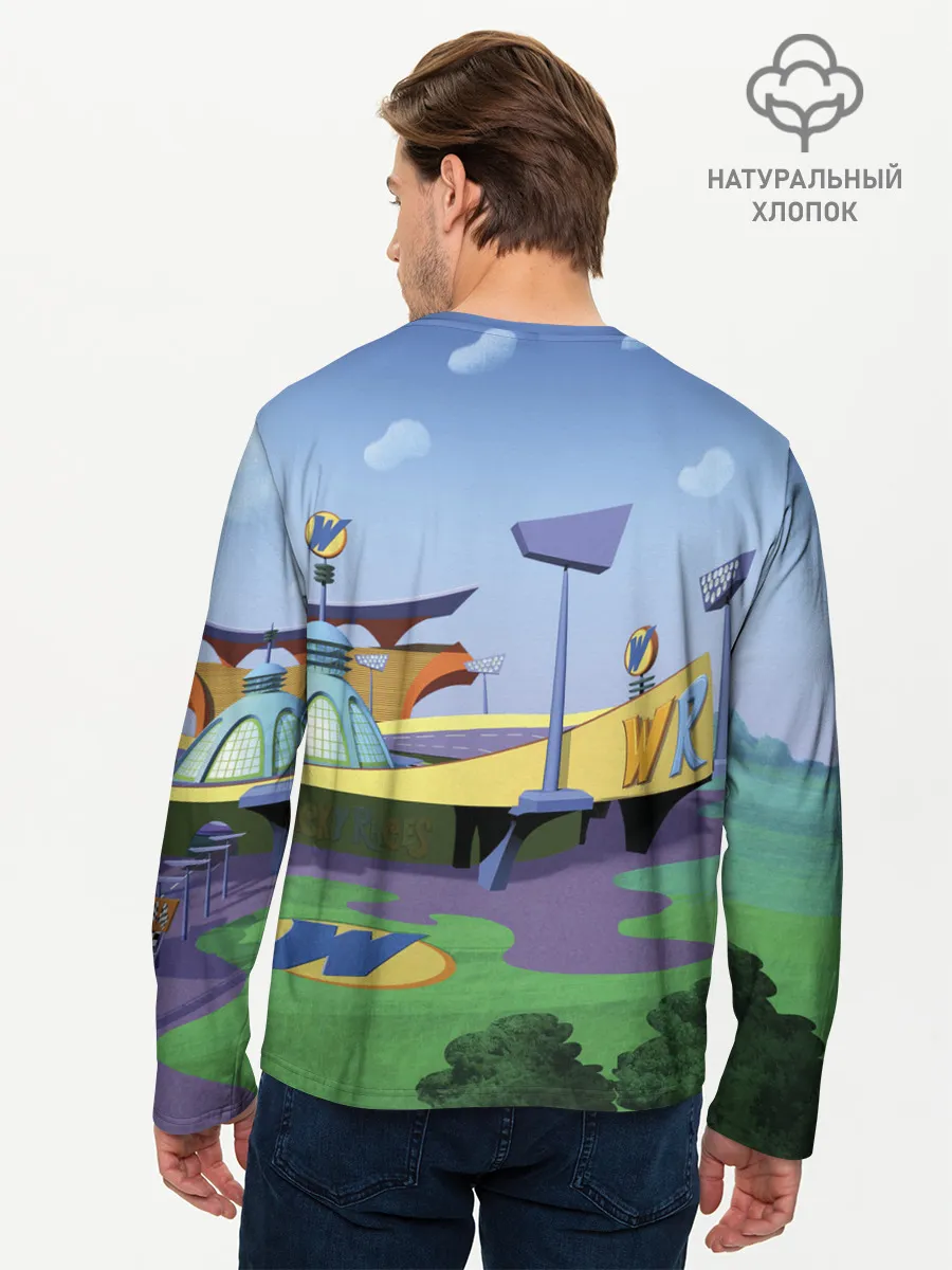 Мужской лонгслив базовый / Bella Badge