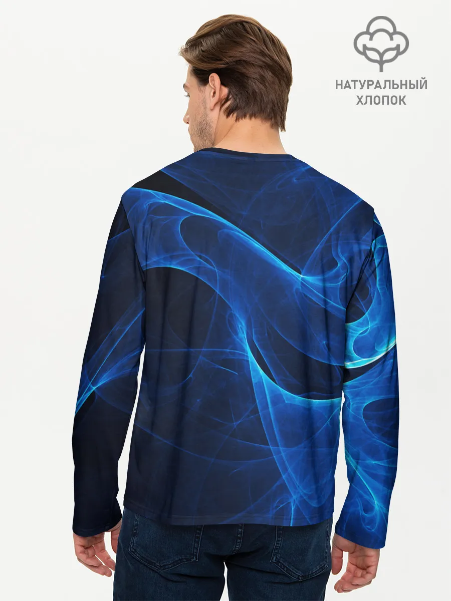 Мужской лонгслив базовый / ДЫМ /SMOKE