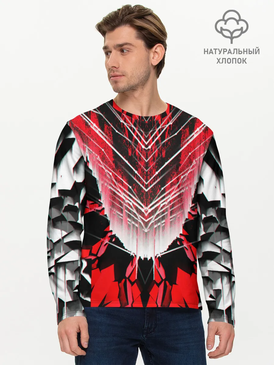 Мужской лонгслив базовый / STRIPES