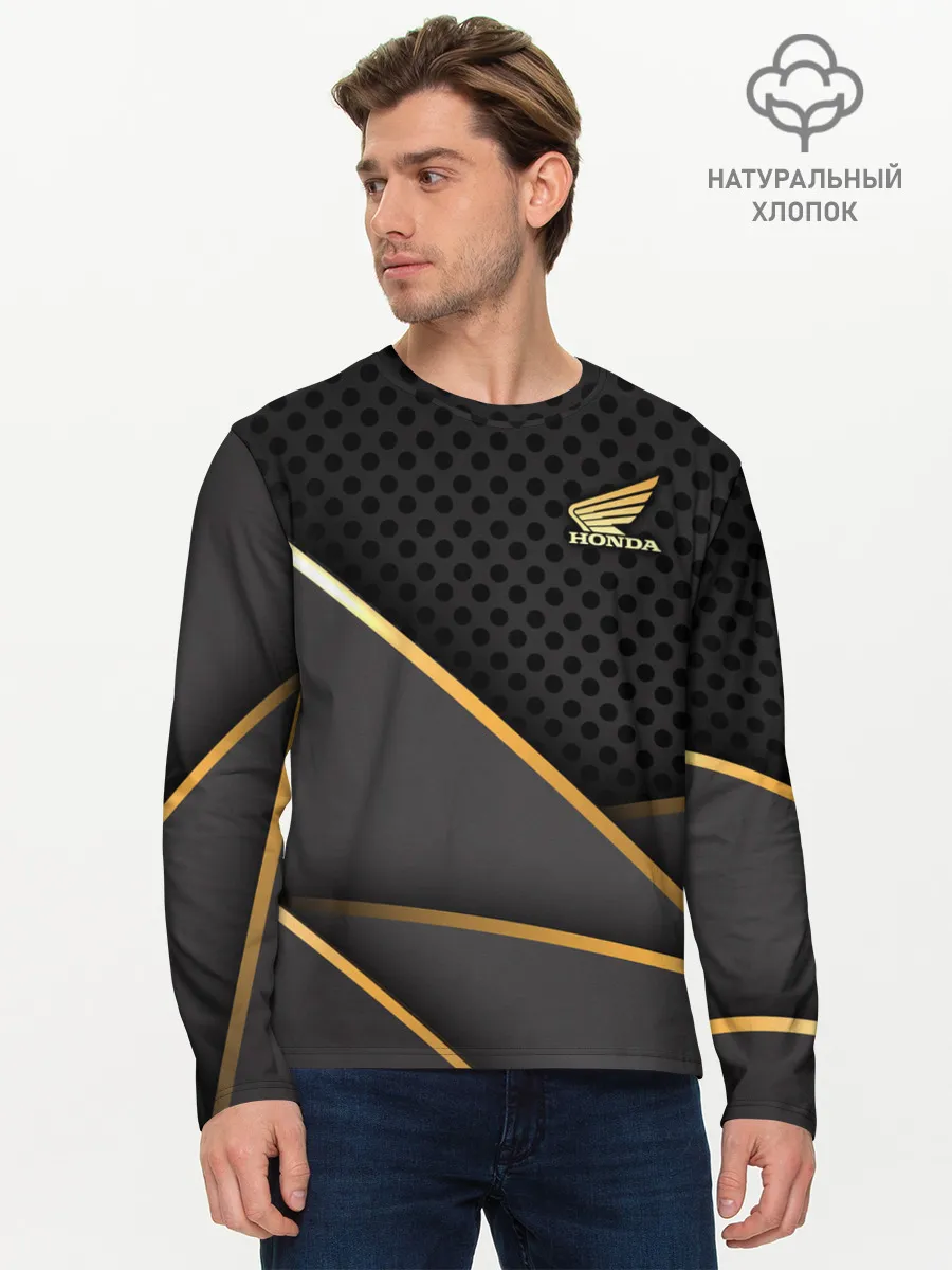 Мужской лонгслив базовый / HONDA