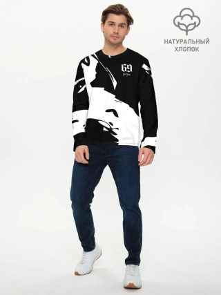 Мужской лонгслив базовый / 6ix9ine Tekashi