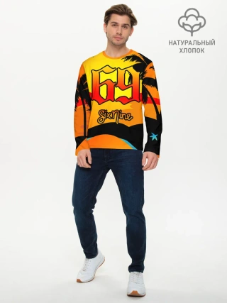 Мужской лонгслив базовый / 6ix9ine Tekashi