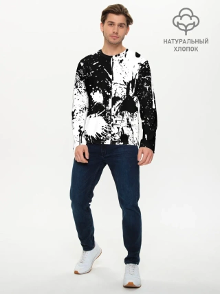 Мужской лонгслив базовый / КРАСКА И НИЧЕГО ЛИШНЕГО!