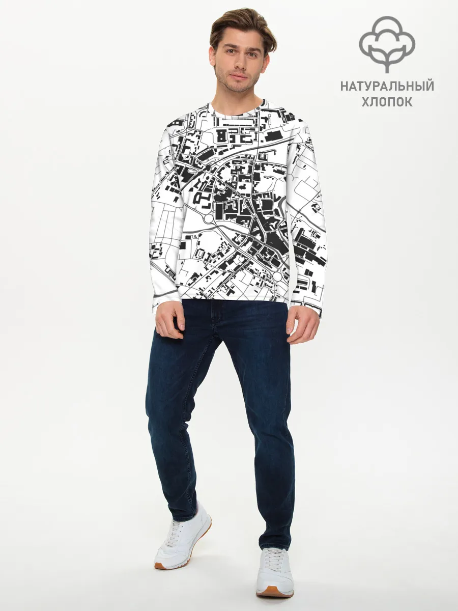 Мужской лонгслив базовый / генплан