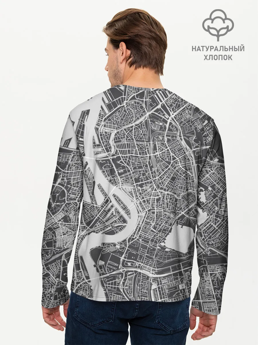 Мужской лонгслив базовый / генплан