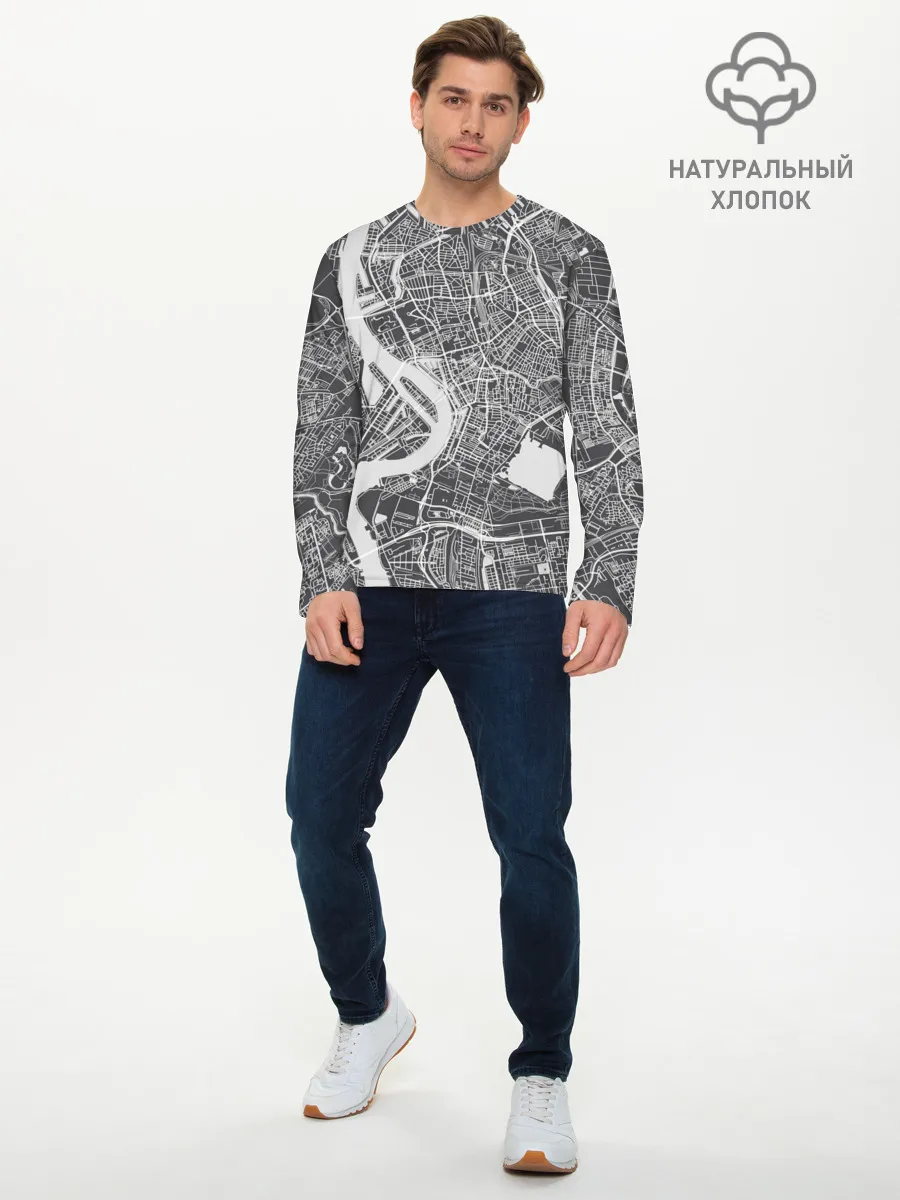 Мужской лонгслив базовый / генплан