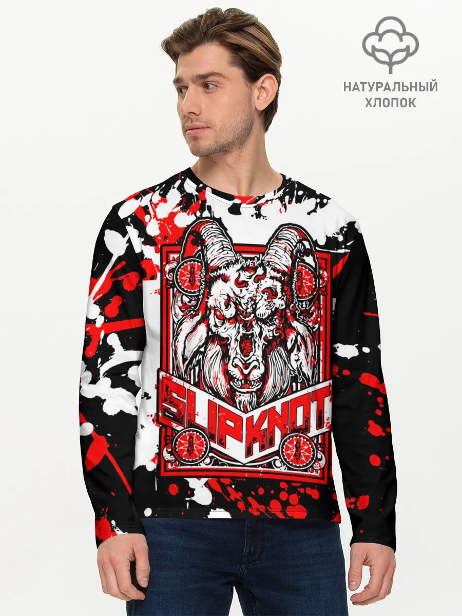 Мужской лонгслив базовый / Slipknot