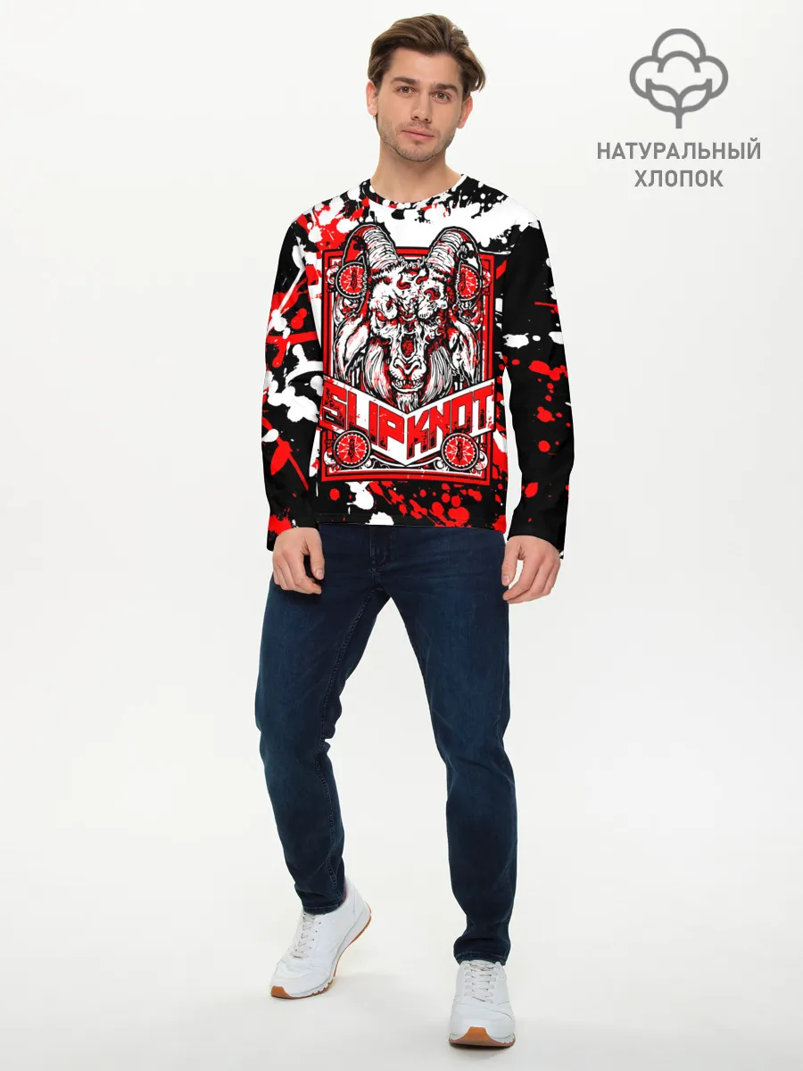 Мужской лонгслив базовый / Slipknot