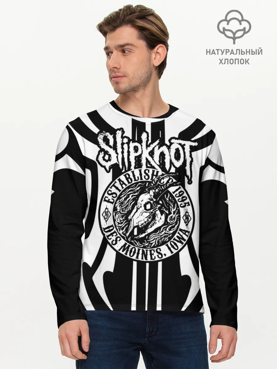 Мужской лонгслив базовый / Slipknot