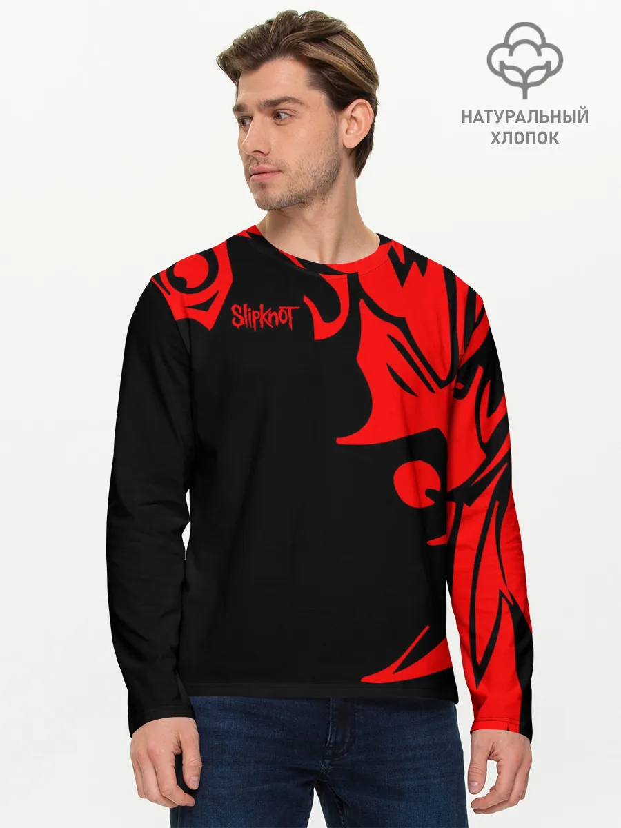 Мужской лонгслив базовый / Slipknot