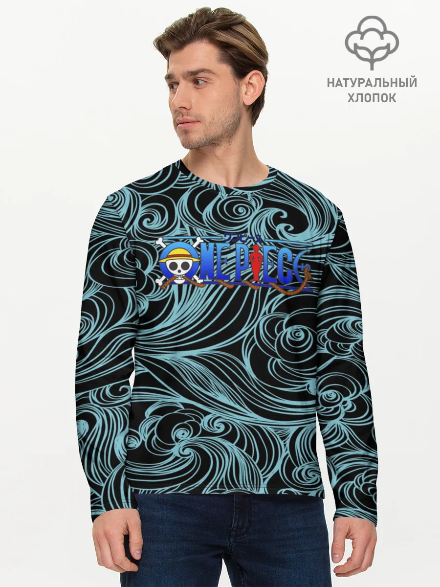 Мужской лонгслив базовый / Ван Пис | One Piece