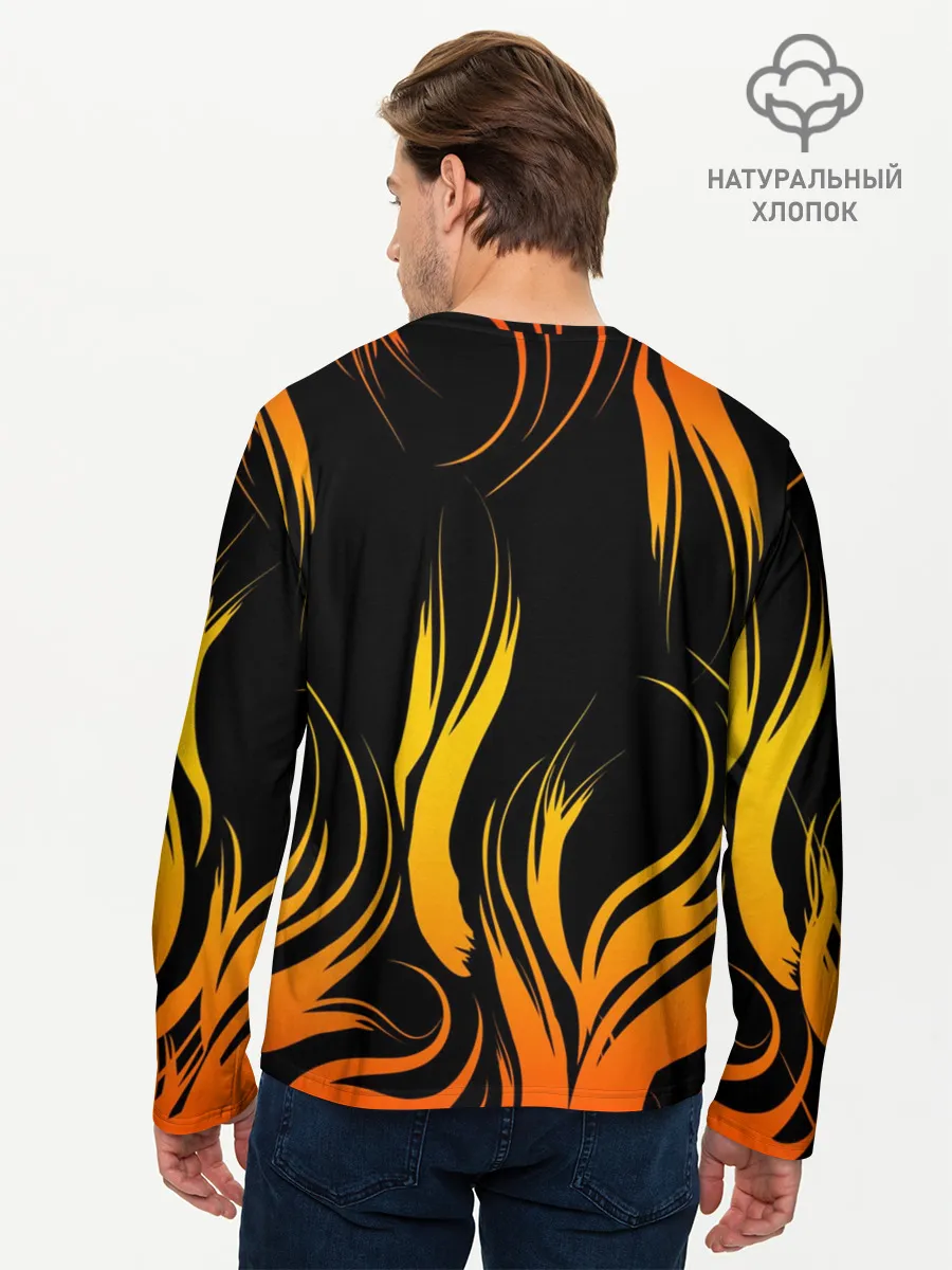 Мужской лонгслив базовый / One Piece | Sanji