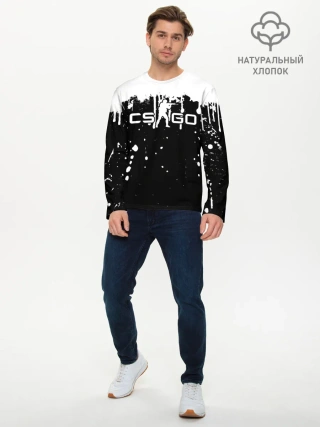 Мужской лонгслив базовый / COUNTER STRIKE