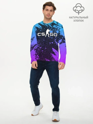 Мужской лонгслив базовый / COUNTER STRIKE