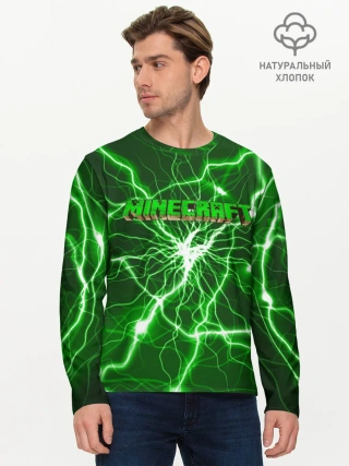 Мужской лонгслив базовый / MINECRAFT