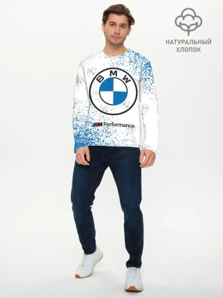 Мужской лонгслив базовый / BMW / БМВ