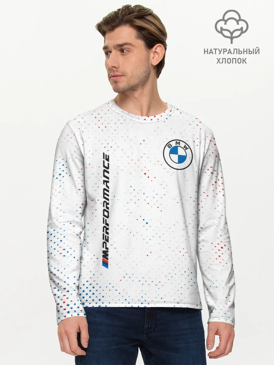 Мужской лонгслив базовый / BMW / БМВ