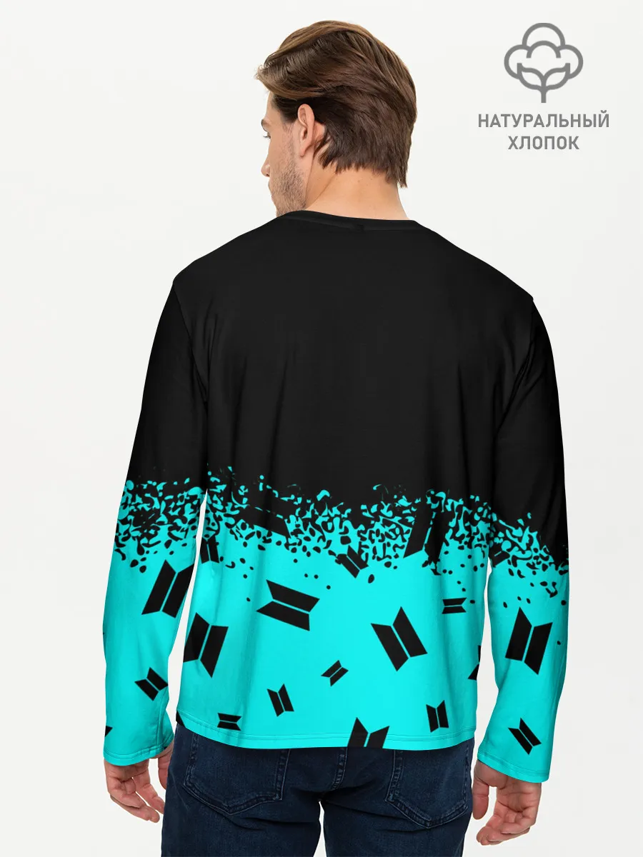 Мужской лонгслив базовый / BTS / БТС