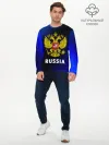 Мужской лонгслив базовый / RUSSIA / РОССИЯ
