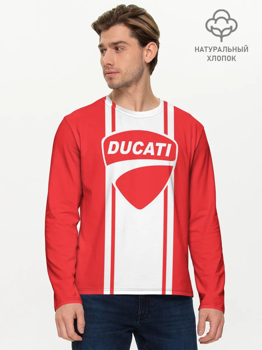 Мужской лонгслив базовый / DUCATI