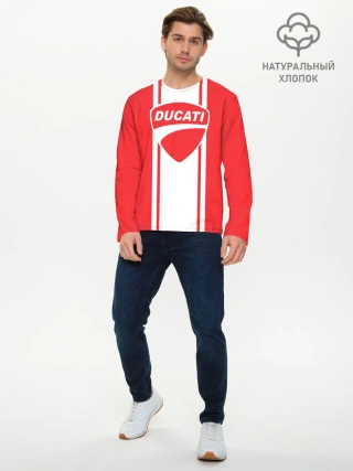 Мужской лонгслив базовый / DUCATI