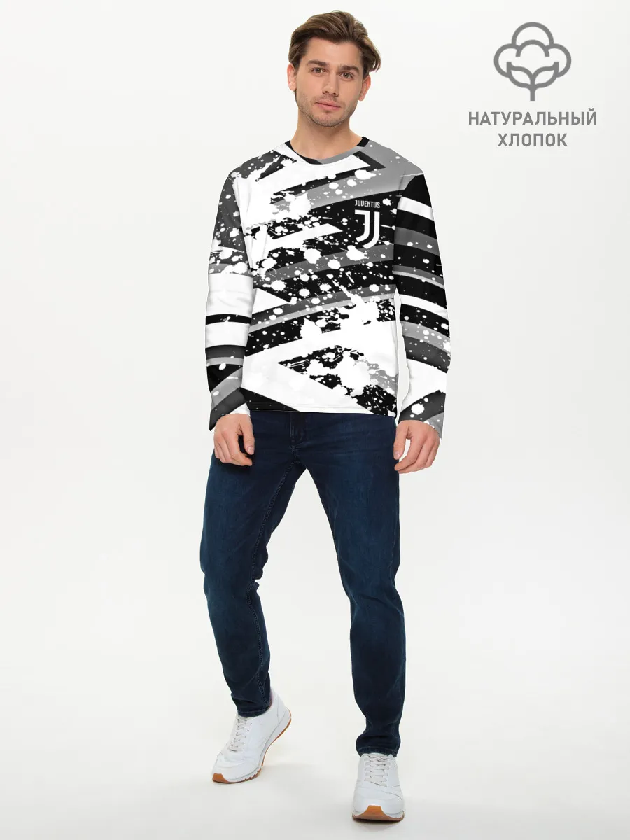 Мужской лонгслив базовый / Juventus
