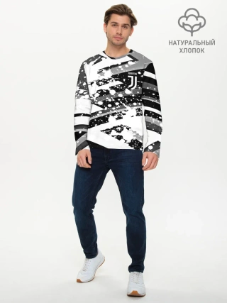 Мужской лонгслив базовый / Juventus