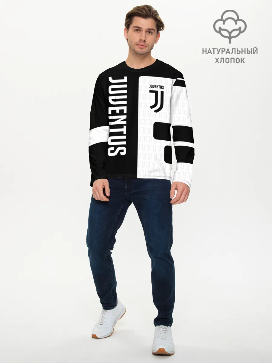 Мужской лонгслив базовый / Juventus