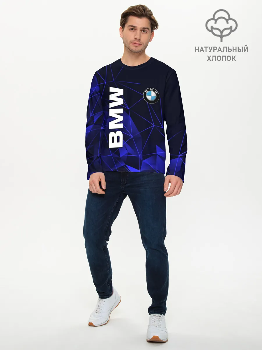 Мужской лонгслив базовый / BMW