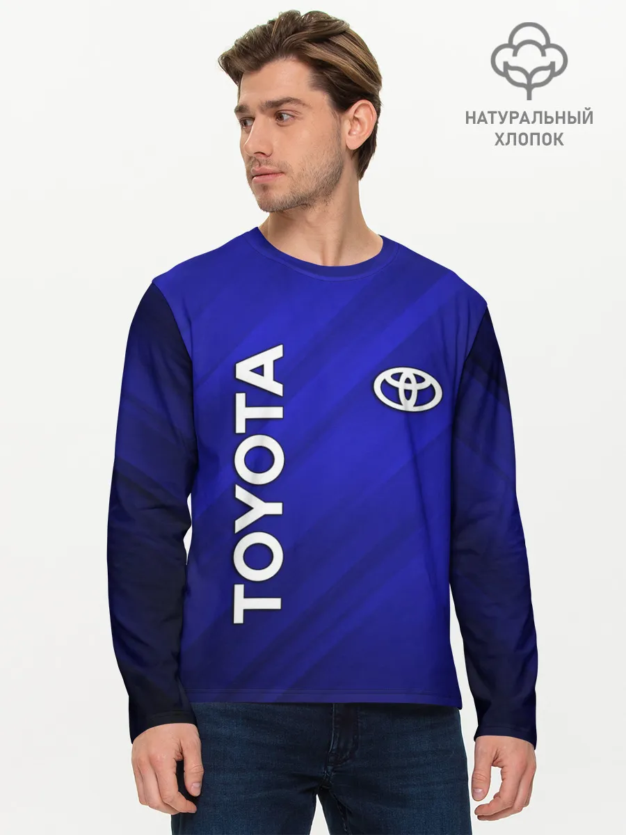 Мужской лонгслив базовый / TOYOTA