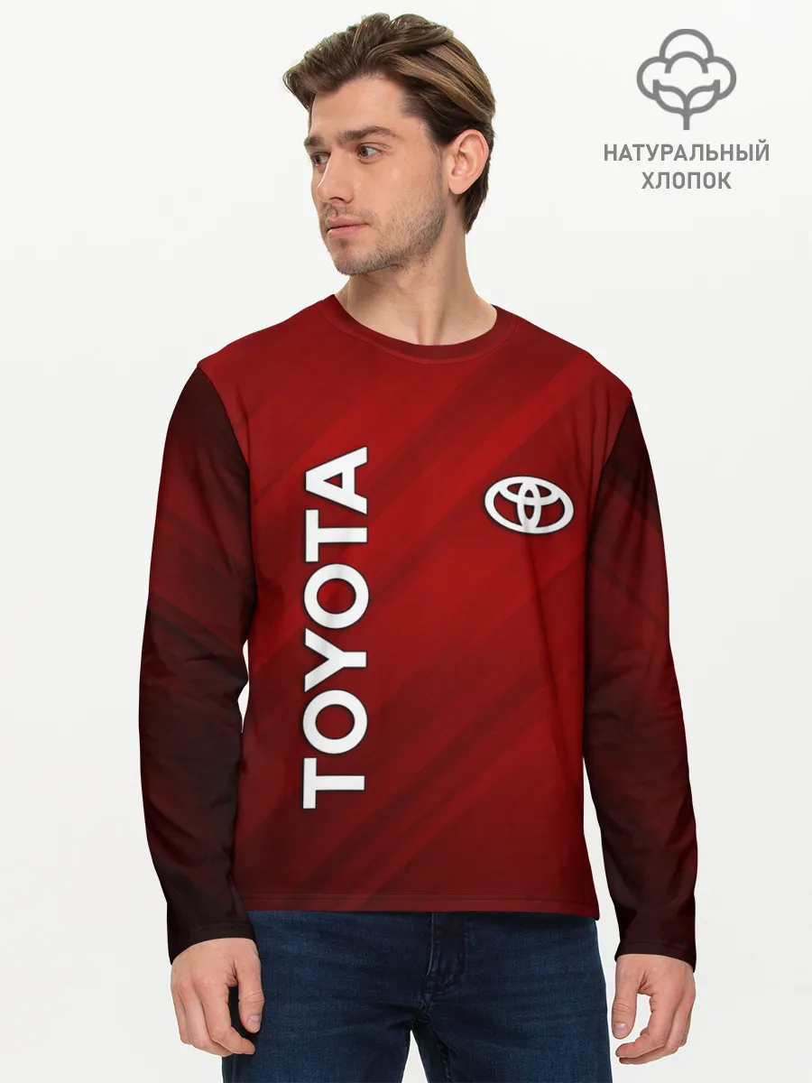 Мужской лонгслив базовый / TOYOTA