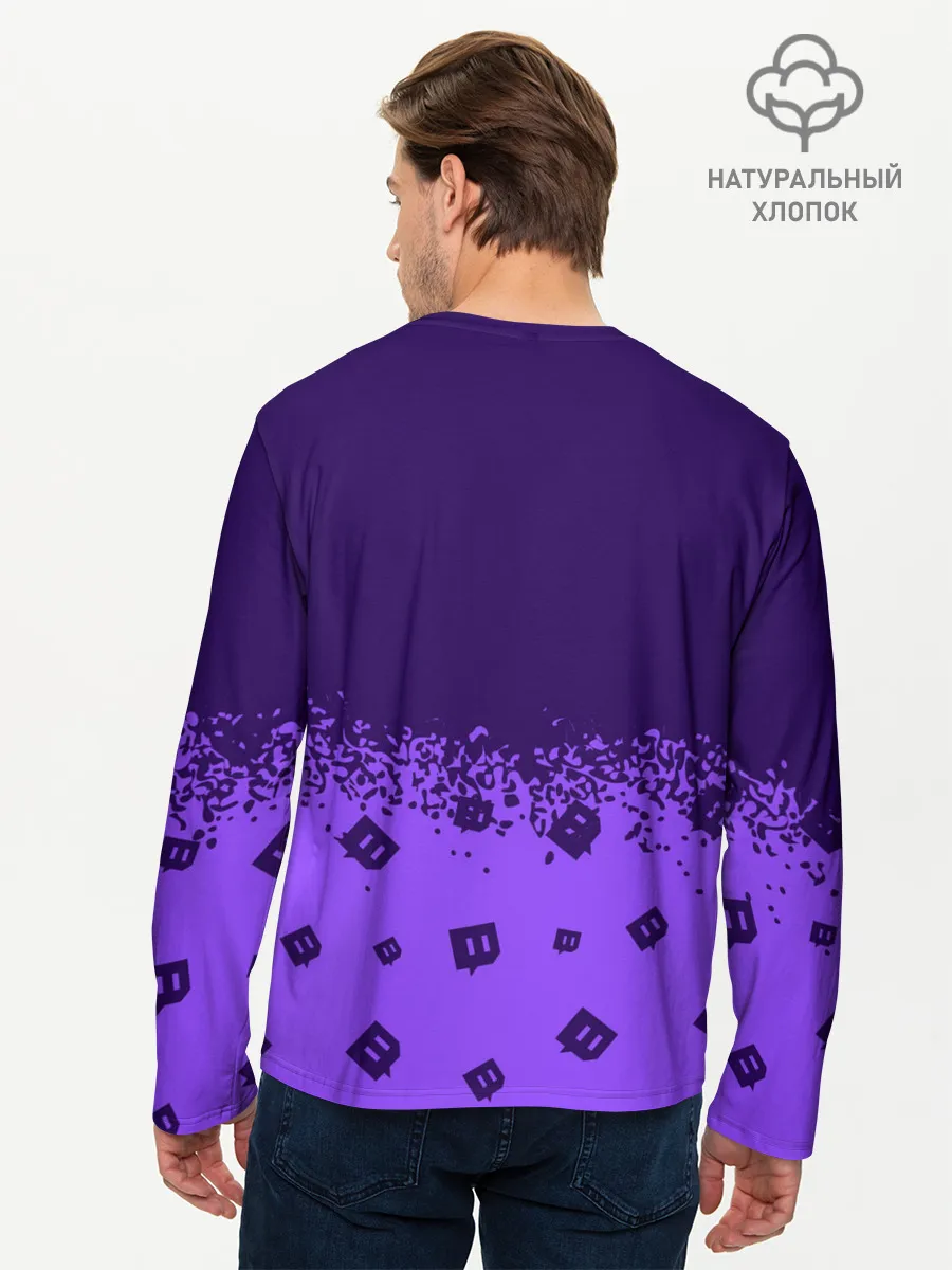 Мужской лонгслив базовый / TWITCH / ТВИЧ