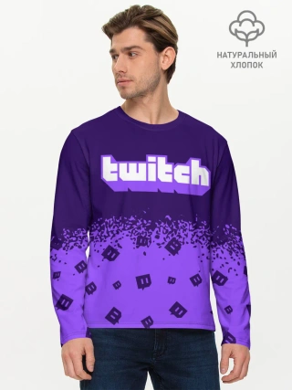 Мужской лонгслив базовый / TWITCH / ТВИЧ