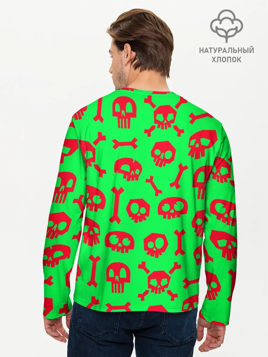 Мужской лонгслив базовый / Undertale | Sans