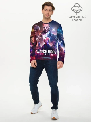 Мужской лонгслив базовый / WATCH DOGS:LEGION