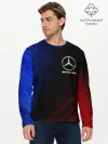 Мужской лонгслив базовый / MERCEDES / МЕРСЕДЕС