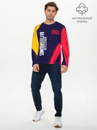 Мужской лонгслив базовый / PUBG / ПАБГ