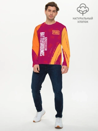 Мужской лонгслив базовый / PUBG / ПАБГ