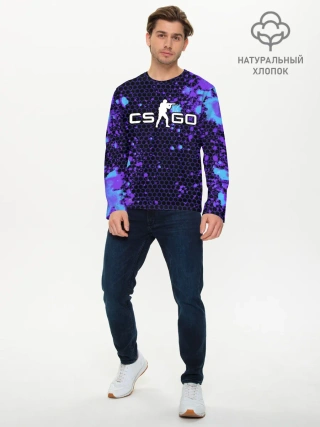 Мужской лонгслив базовый / COUNTER STRIKE