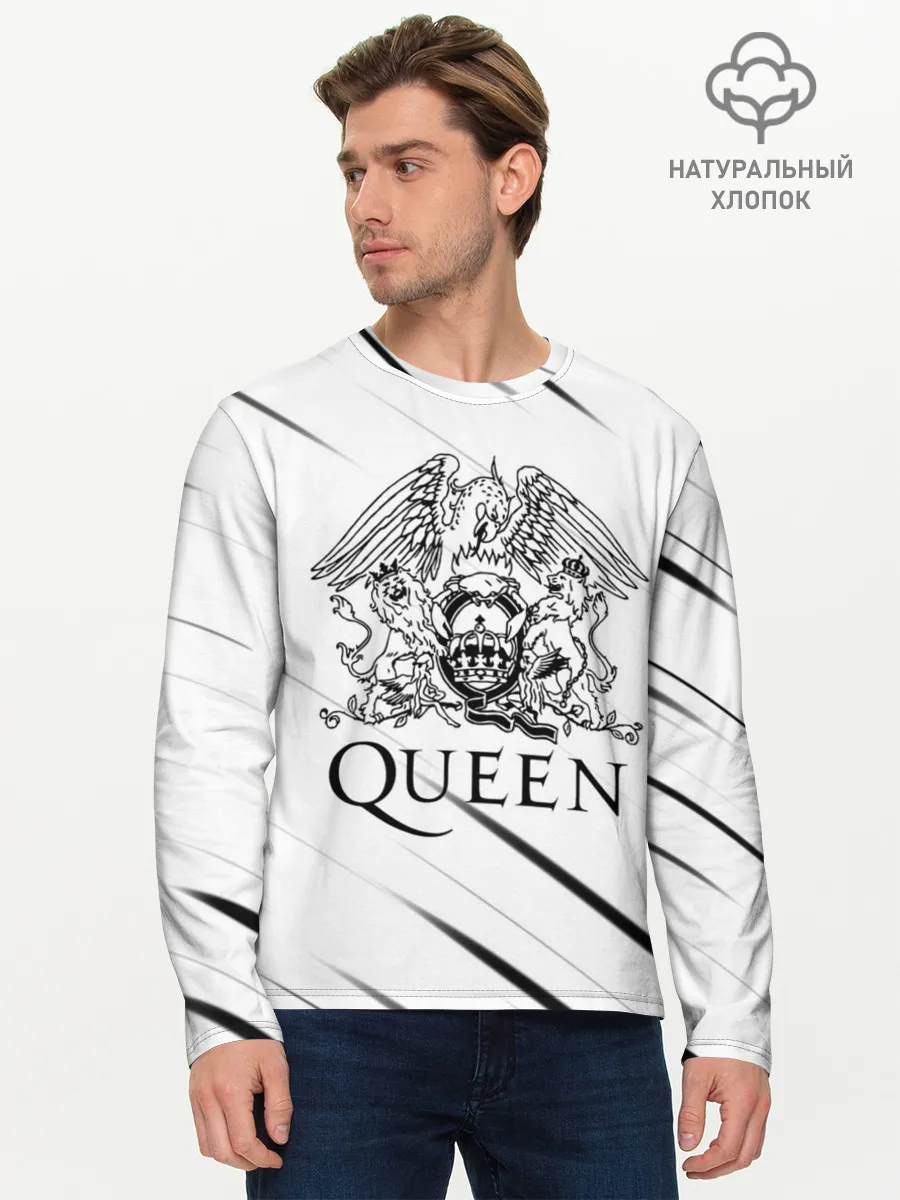 Мужской лонгслив базовый / QEEN | Куин