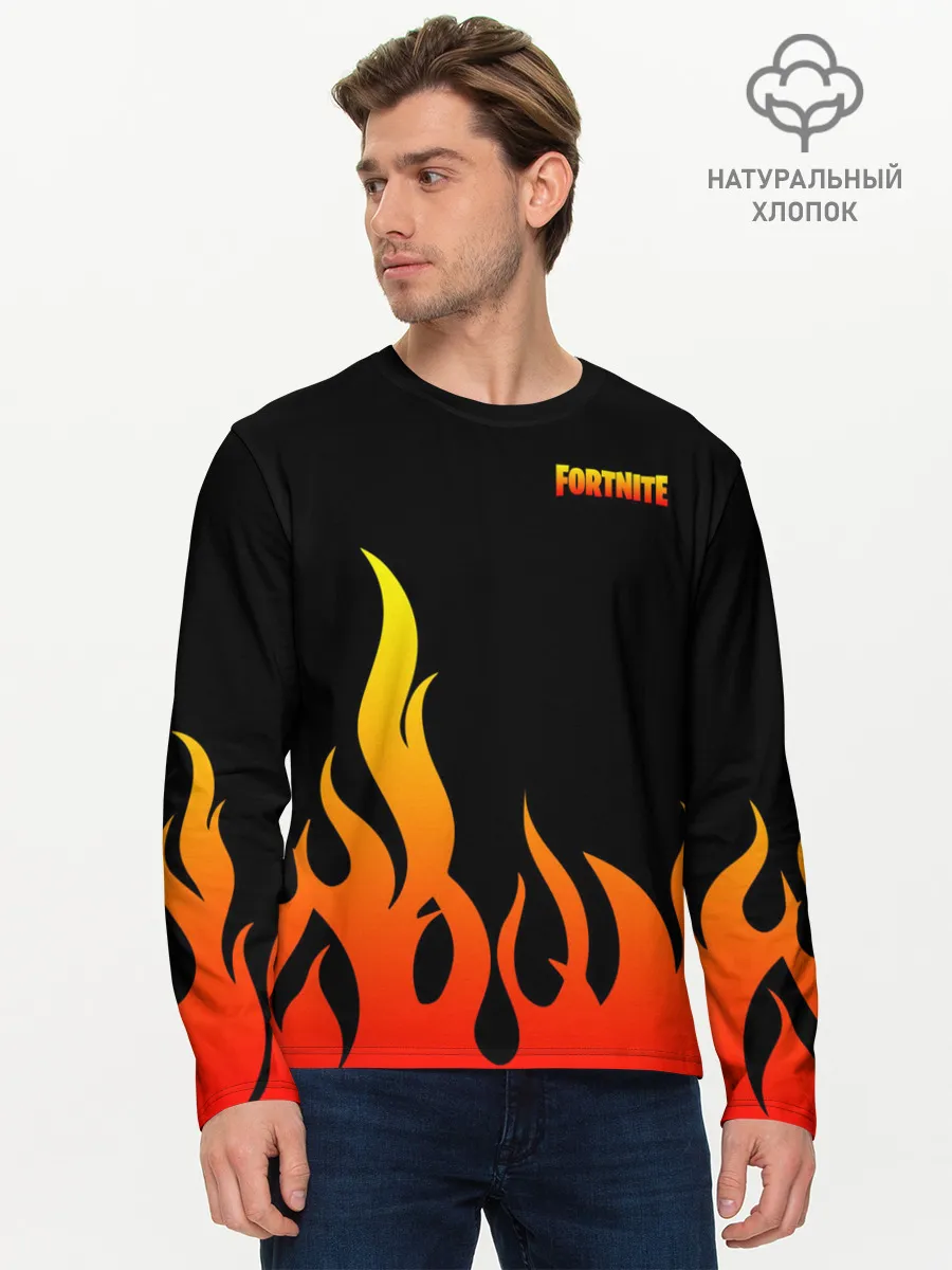 Мужской лонгслив базовый / Fortnite