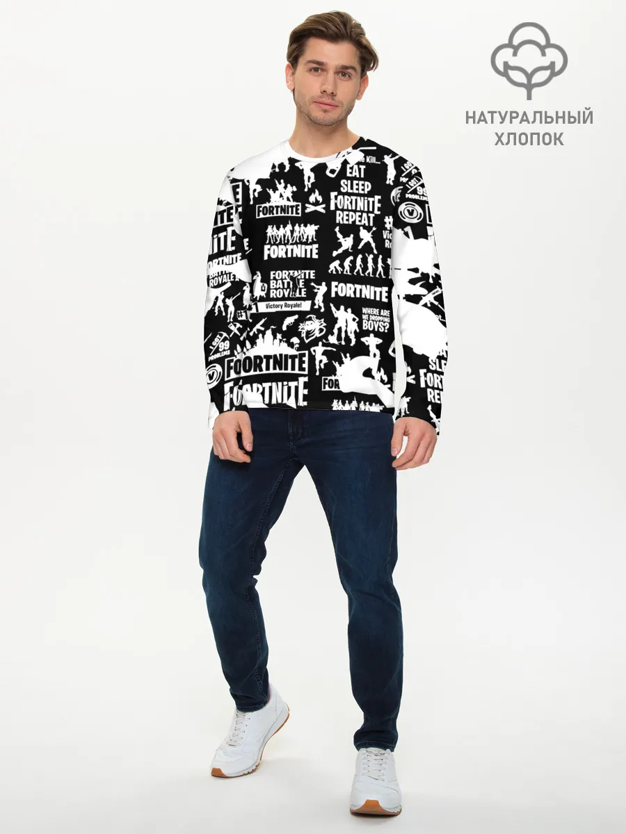 Мужской лонгслив базовый / Fortnite
