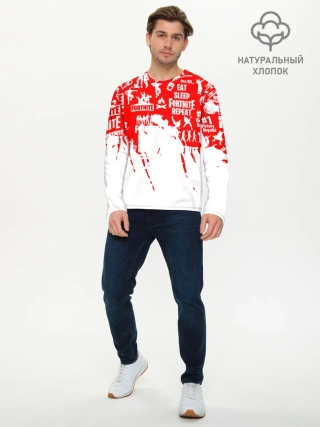 Мужской лонгслив базовый / Fortnite