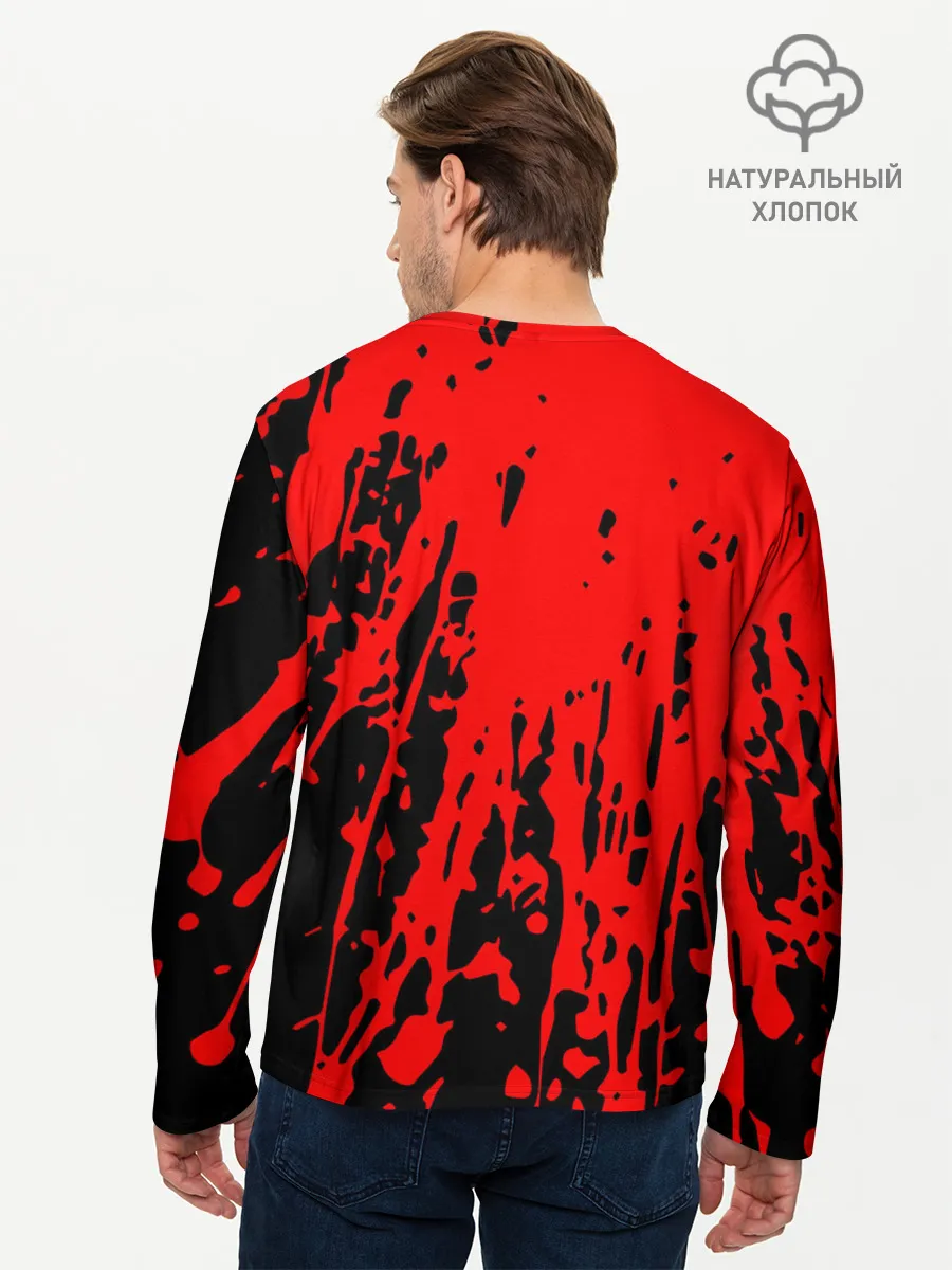 Мужской лонгслив базовый / Приключения ДжоДжо