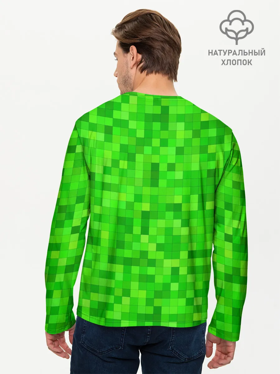 Мужской лонгслив базовый / MINECRAFT CREEPER