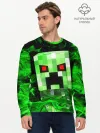 Мужской лонгслив базовый / MINECRAFT CREEPER