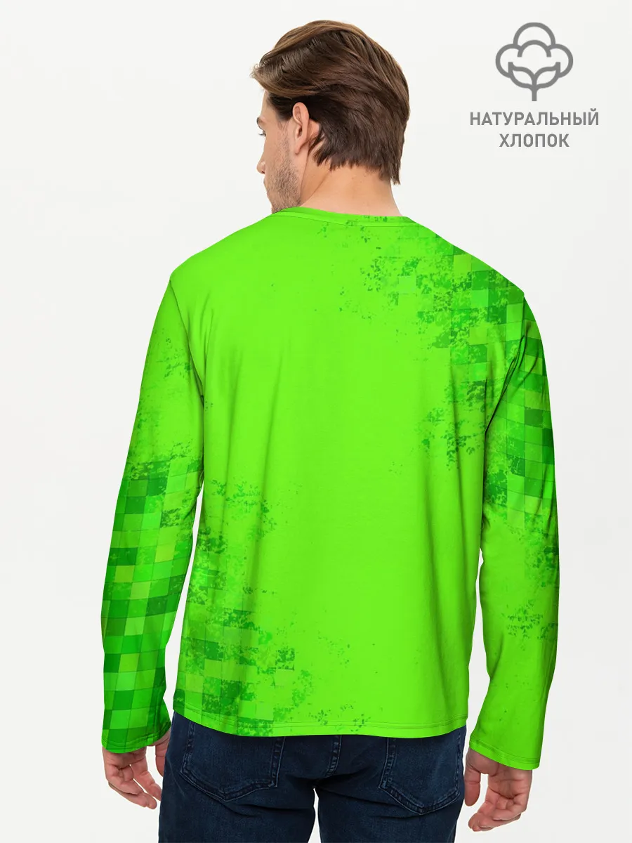 Мужской лонгслив базовый / MINECRAFT CREEPER