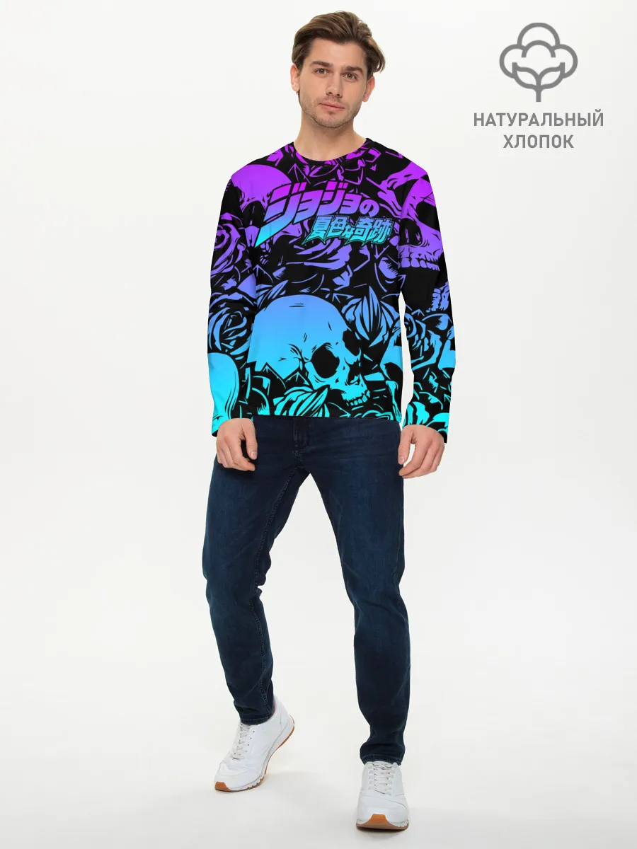 Мужской лонгслив базовый / JoJo Bizarre Adventure
