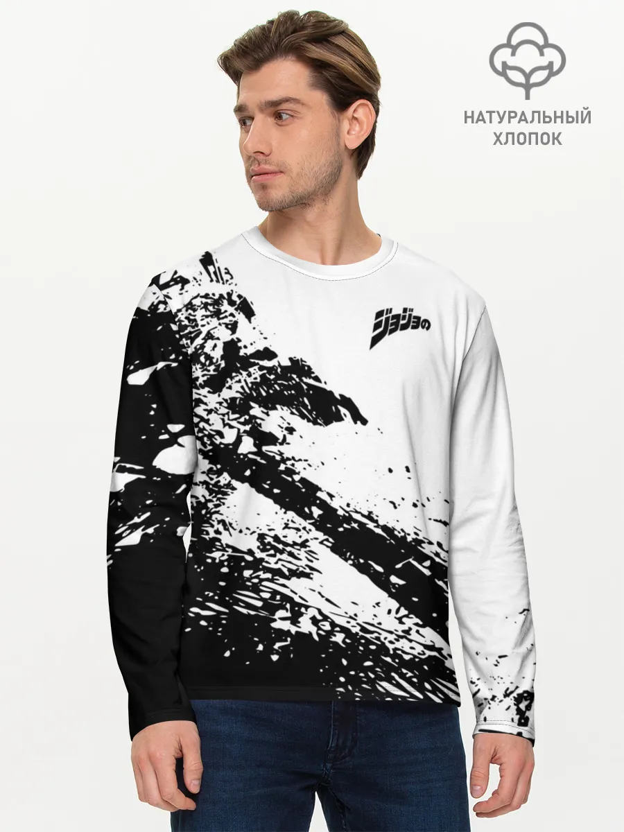 Мужской лонгслив базовый / JoJo logo