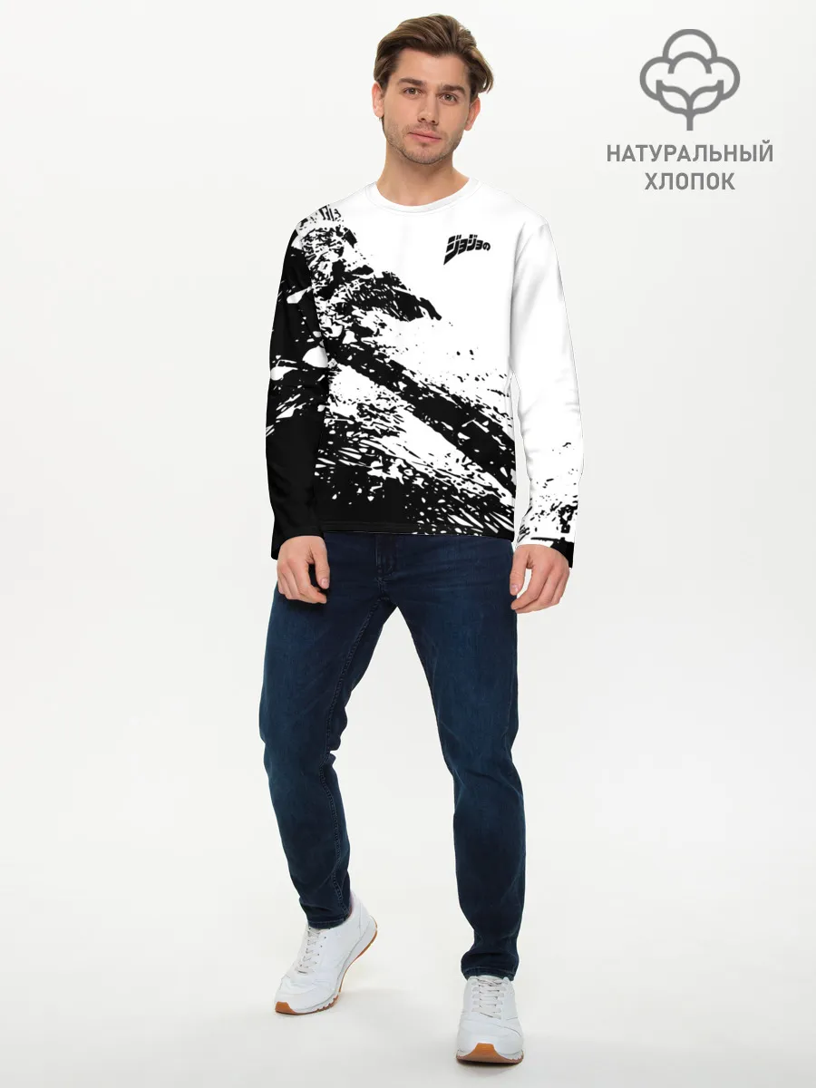 Мужской лонгслив базовый / JoJo logo